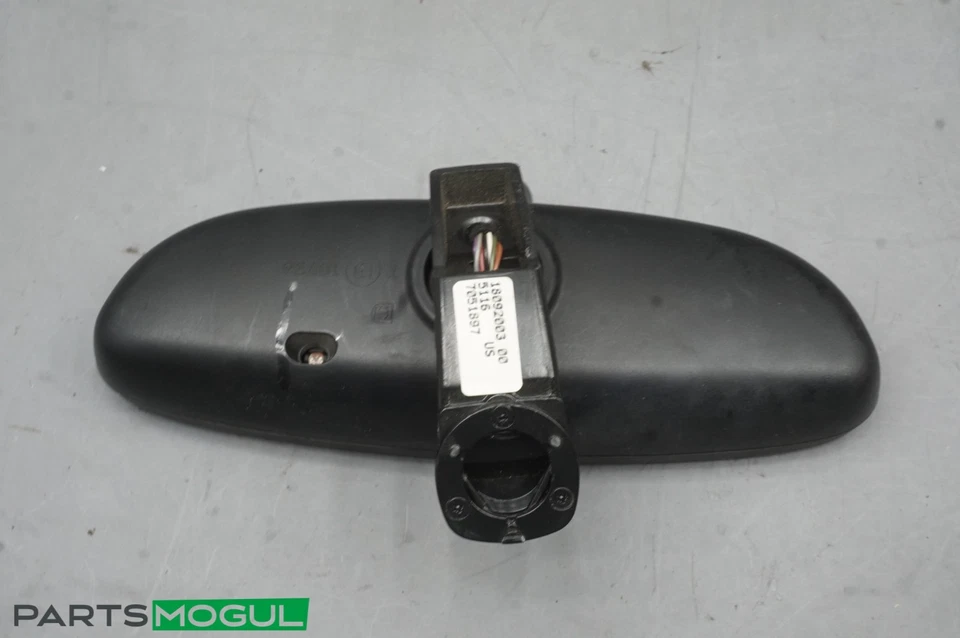 03-08 BMW E85 Z4 Interior Inner Rear View Mirror Assembly Black 51167051897 OEM - Image 3 of 4