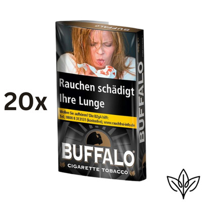 Buffalo Black Tabak (20 x 40g)  [162,50  /kg]