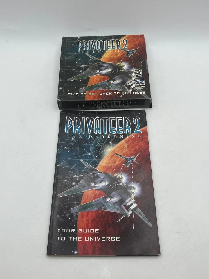 Privateer 2 The Darkening 1996 Origin Wing Commander Big Box PC CD-ROM Vintage - Image 3 of 4