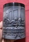 The Last Supper Christian Decor Acrylic Covered Pen Holder - Vintage 4"H x 2"D — photo 2