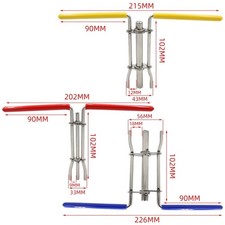 3 Piece Hydraulic Seal Installer Kit Stainless Steel Cylinder Rod Seal Tools