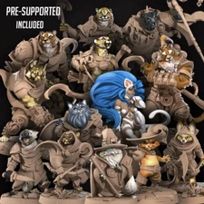 Tabaxi by Bite the Bullet | D&D | DnD | Pathfinder | Print on Demand