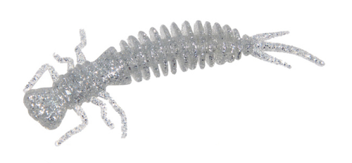 Larva Creature Bug Insect Soft Bait Fishing Lures Perch Pike LRF Drop Shot 55mm. - Picture 5 of 10