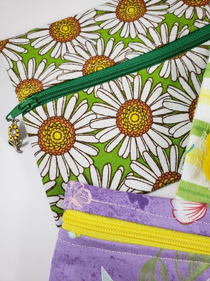 Bolsa de Maquillaje Campanilla, Bolsa de Maquillaje Dama Insecto, Bolsa de Maquillaje Girasol, Maquillaje de Rana Ba Foto 2 de 4