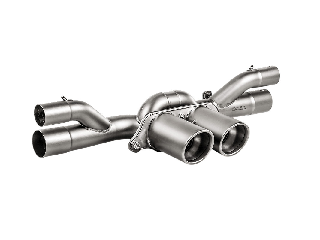 Akrapovic S-PO/TI/8 Titanium Slip-On Exhaust Kit for 14-17 Porsche 911 GT3 3.8L