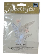 White Doves~Wedding~Dimensional Scrapbook Sticker Embellishment~Jolee's By You