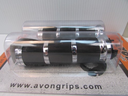 Avon Grips - SB-AIR-90-CH - Superbike Air Cushioned Grips, Chrome - Picture 3 of 4