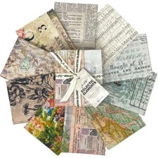 Fat Quarters Tim Holtz Eclectic Elements Foundations Cotton Precuts M209.25