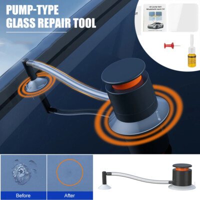 Car Windshield Repair Kit Automotive Repair Van Windscreen Fix Glass Chip Crack