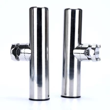 Amarine Made Stainless Clamp on Fishing Rod Holder for Rails 7/8" to1"Rail Mount