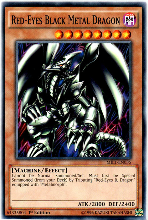 Yugioh Red-Eyes Black Metal Dragon - 1st Edition - NM+ Card | eBay
