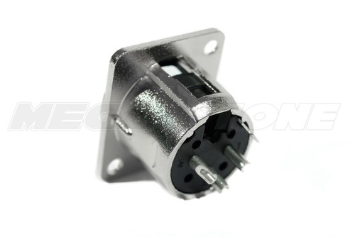 XLR 3-Pin Male Panel Mount Microphone Professional Audio Connector - USA SELLER! - Picture 4 of 9