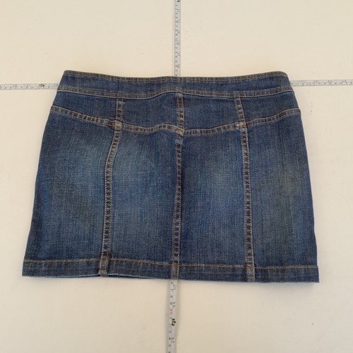 FCUK Denim Skirt 12 Blue Casual Jeans Vintage Y2K Mini French Connection - Picture 8 of 10