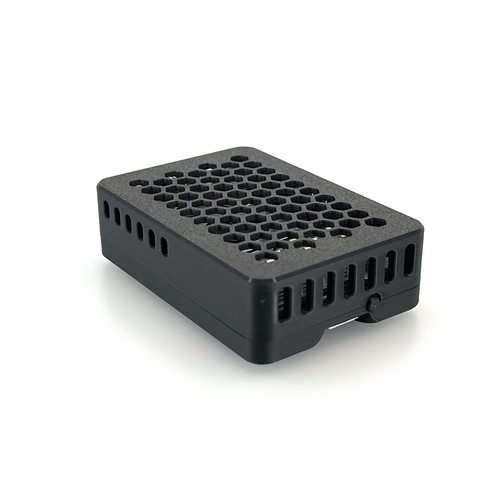 Raspberry Pi 5 Case, Custom 3D Printed with Silicone Bumper Pads, Black - Picture 8 of 24
