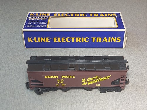 K-Line O/O27 7111 Union Pacific Tramoggia Funzionante Auto K7111 ~ TS - Foto 1 di 10
