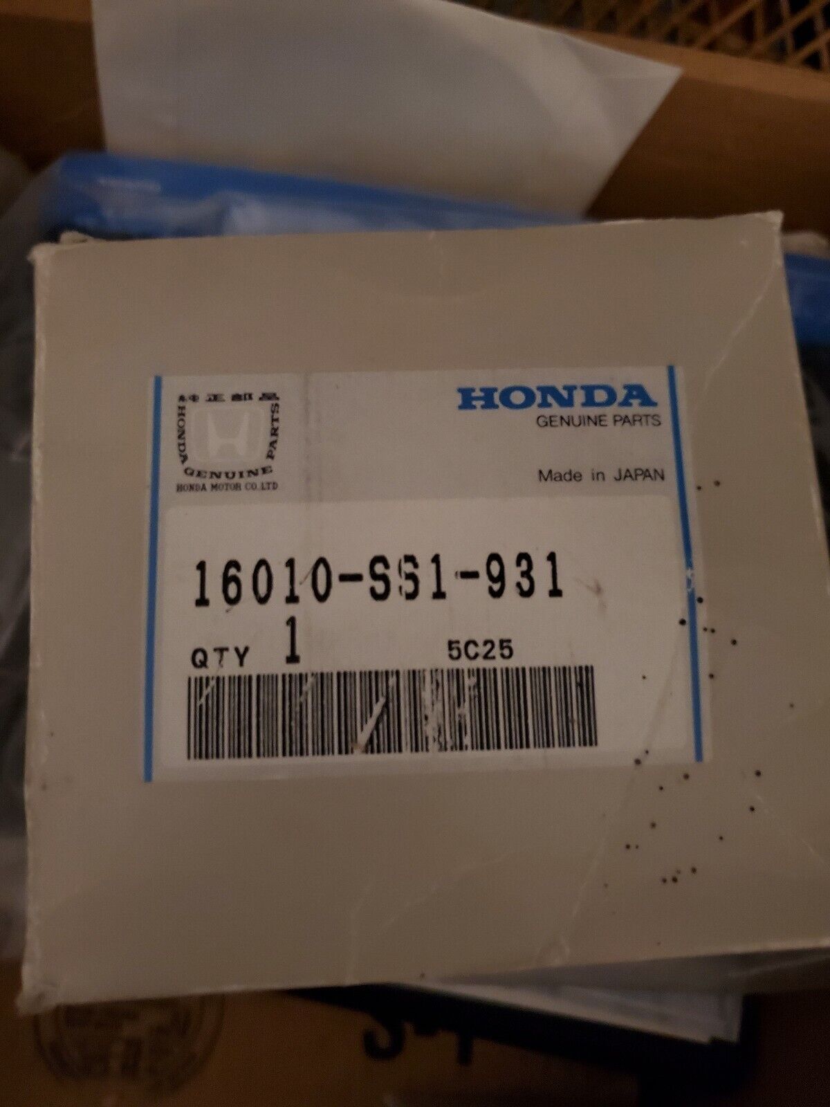 Genuine Honda Acura Fuel filter 16010-SS1-931