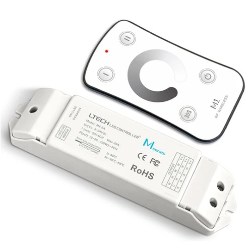 LTECH Led Strip light Dimmer 2.4G RF Touch Remote Constant Voltage Receiver 3/5A - Picture 13 of 13