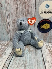 Ty Attic Treasures Jointed WEDDING "BLUEBERRY" Bear something Old/ New Tag