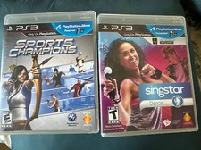 Lot Of 2 Games Sports Champions, SingStar + Dance for Sony PS3 - PlayStation 3 -