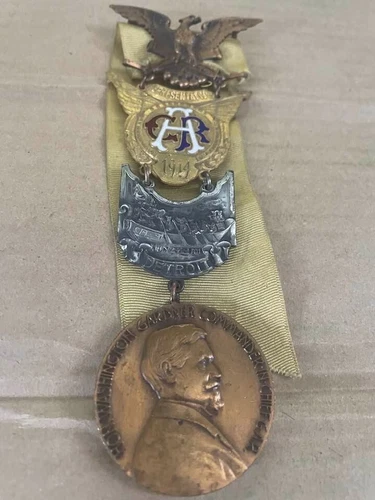 GAR Medal Detroit Michigan 1914