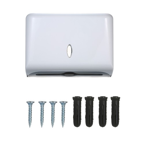 Paper Hand Towel Dispenser Wall Mounted Rack Holder Bathroom Toilet Tissue Box - Picture 3 of 12