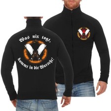 Herren Jacke Sweatjacke Fleischer Was nix togt kommt in die Wurscht Fleischer 