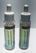 Lot Of 2 Tanologist Face & Body Drops Self Tan Drops 1.01 fl oz Each LIGHT