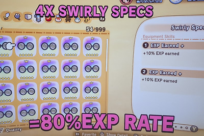 Fantasy Life i The Girl Who Steals Time - Swirly Specs x4 +80% exp rate