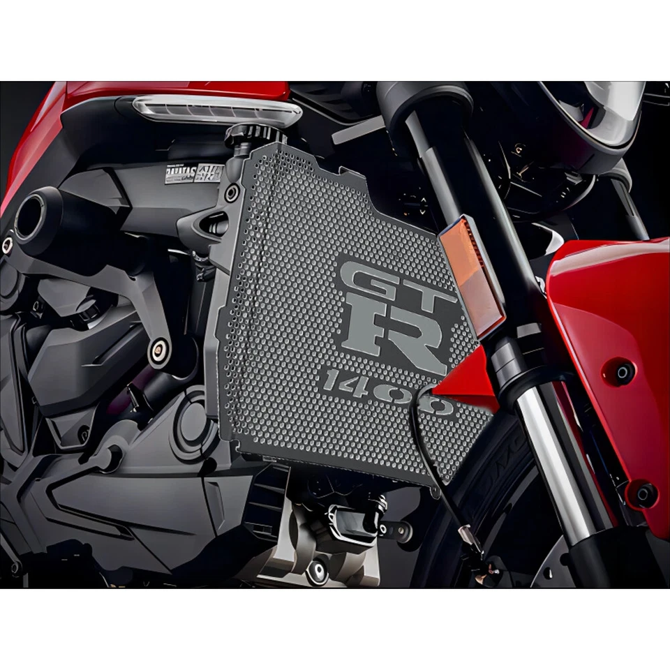 For Kawasaki CONCOURS 14/ ABS 1400GTR ZG1400/ ABS 2008-23 Radiator Grille Guard - Image 2 of 4