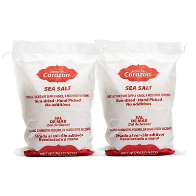 - Coarse Sea Salt - Natural Salt from Mexico - 2-Pack (24.64 Oz, 700 G Each) - P