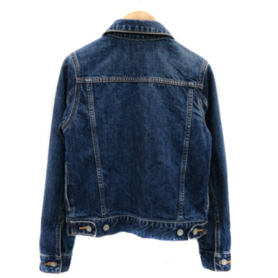 MOUSSY DENIM LONG ジャケット Moussy denim jacket G jean mid-length plain 1 indigo YK44