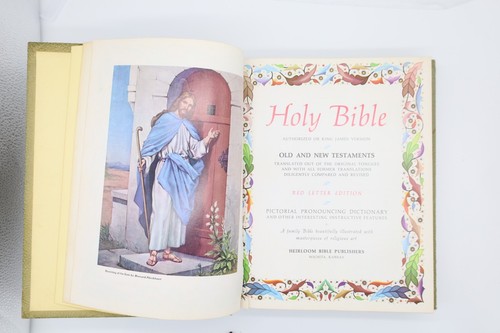 1971 Holy Bible Heirloom Master Reference Edition King James Version Red Letter - Bild 10 von 19