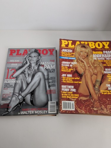 Pamela Anderson Playboy Magazine Lot Of 10 Including 1st & Last Covers 1989-2016 - Picture 13 of 18