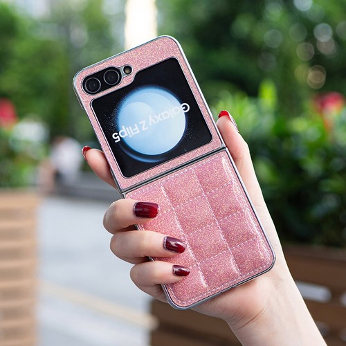 Shockproof Phone case cover luxury Leather New For Samsung Galaxy Z Flip 3 4 5 6 - Picture 10 of 93