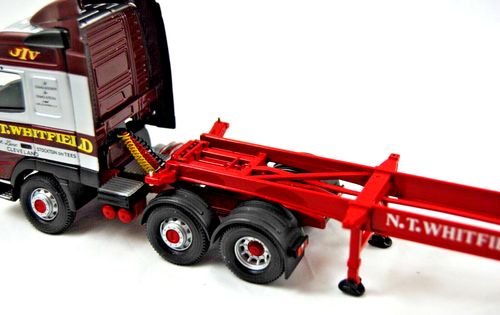 1:50 Corgi 12430 N.T.WHITFIELD VOLVO FH12 Truck & SKELETAL CONTAINER Trailer MIB - Picture 9 of 24