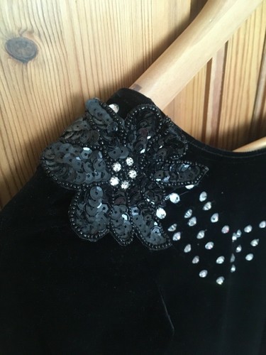 Figure skating competition dress GENUINE Swarovski crystals / Dance costume - Picture 3 of 4