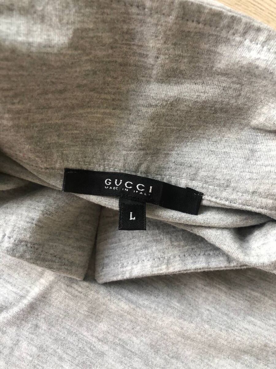 Gucci SS06 “G” logo cotton polo shirt vintage gray women's Gucci SS06 “G” logo cotton polo shirt vintage gray women's