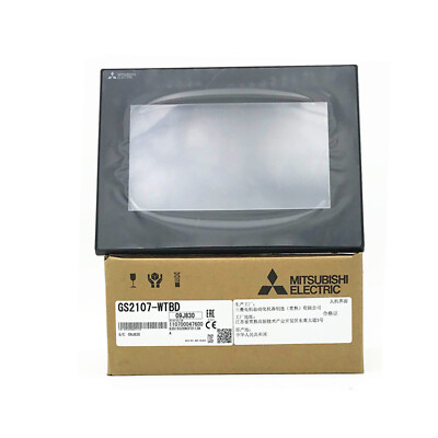 New Mitsubishi GS2107-WTBD GOT2000 Touch Screen HMI 7