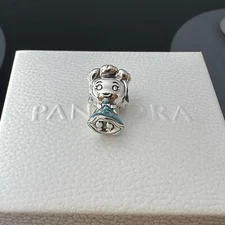Pandora Cinderella Silver Charm 925 Ale + Gift Box #46
