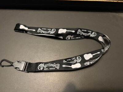 CF Martin Guitars Pro Black White Lanyard Nice NAMM 2024