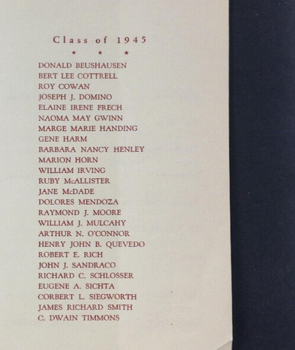 Programme scolaire North Palos 1945 Palos Illinois - Photo 5/11