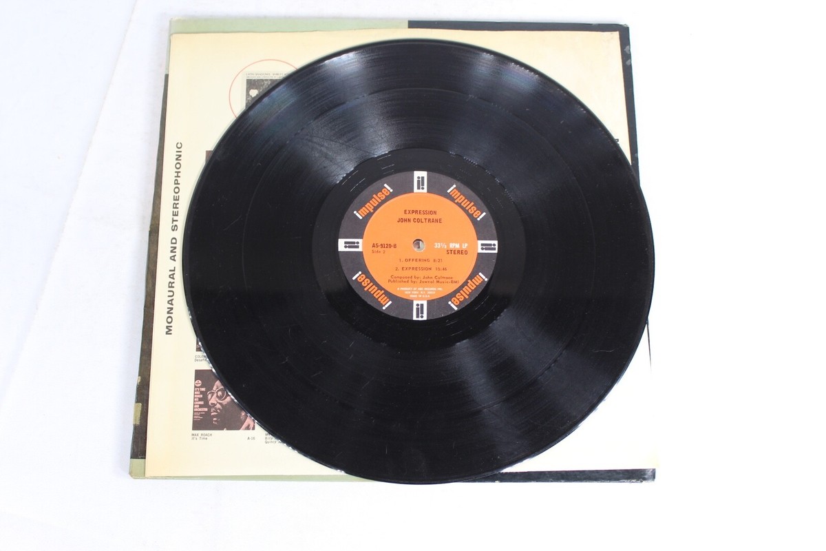 JOHN COLTRANE Expression Vinyl LP Record Album Impulse