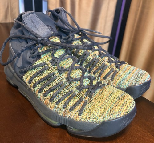 Nike Shoes Mens 8.5 Zoom KD 9 Elite Sneakers 909438-900 Multicolor Lace Up Low🔥 - 第 1/8 張圖片