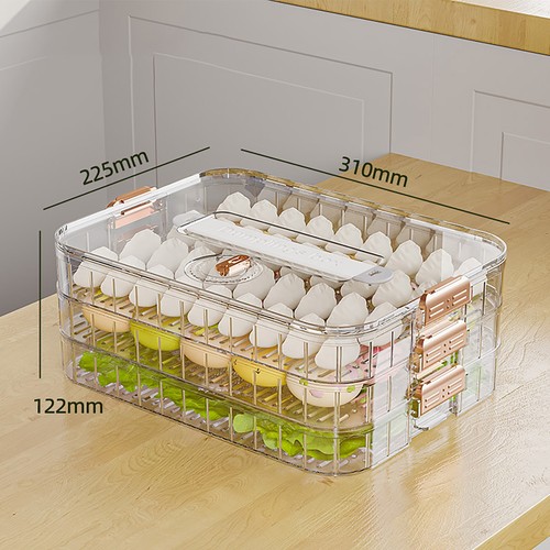 Thickened storage box dumpling freezer box household multi-layer food grade - Picture 4 of 16