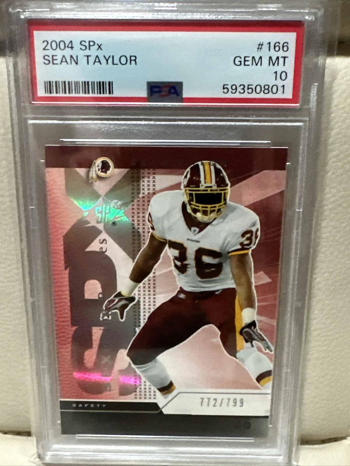 Sean Taylor Spx #166 Base