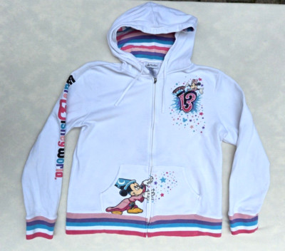 Walt Disney World 2013 Hoodie Ladies Full Zip Sweatshirt