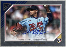 Jovani Moran Rookie Card, 2022 Topps Gallery #RA-JM0, Minnesota Twins, Autograph