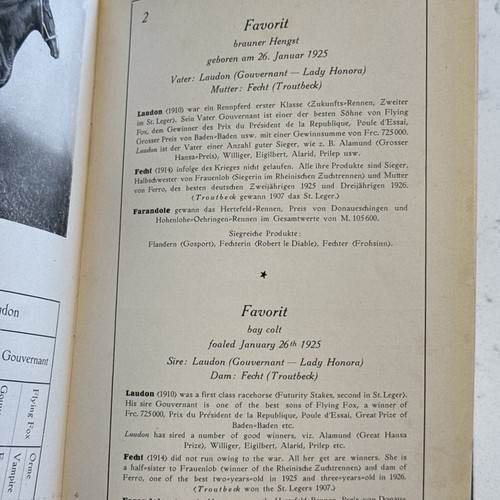 1926 Gestut Harzburg Germany Horse Stud Thoroughbred Dark Ronald Auction Catalog - Picture 11 of 24