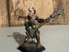 A16313 RACKHAM CONFRONTATION METAL OOP GIANT BARBARIAN W HALBERD