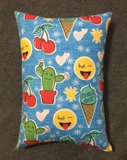 Beautiful Handmade Emoji Accent - Throw Pillow 13” x 10”